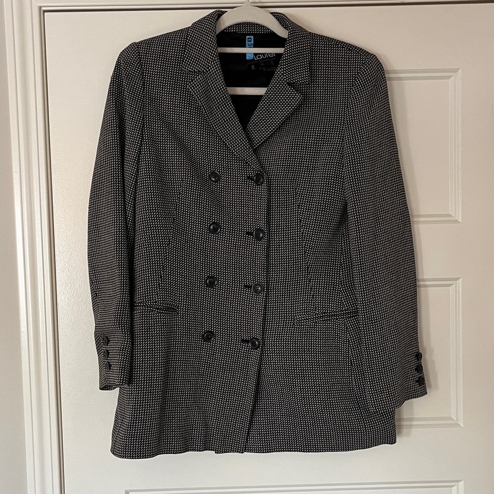 LAURÈL by ESCADA • Vintage Double-Breasted Wool Blazer